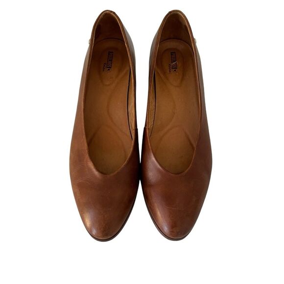 PIKOLINOS Women's Tan Leather Calafat Pump Sz 42 - Picture 4 of 11